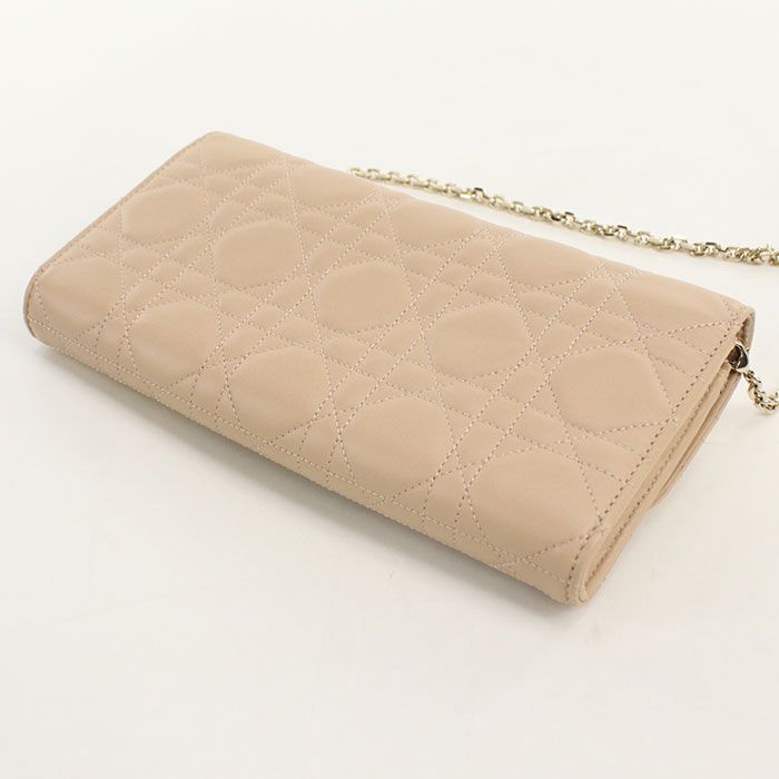 Dior Chain Wallet Lambskin — view 2