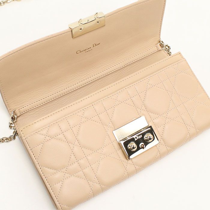 Dior Chain Wallet Lambskin — view 8