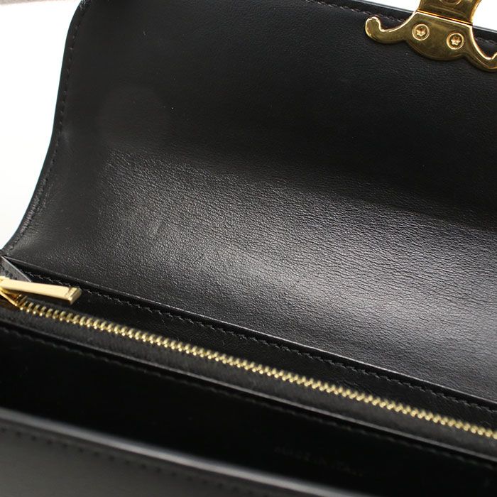 Celine Wallet Bifold Triomphe with Coin Purse Leather — view 6