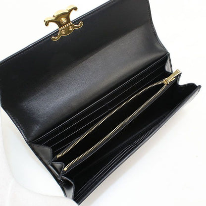 Celine Wallet Bifold Triomphe with Coin Purse Leather — view 3