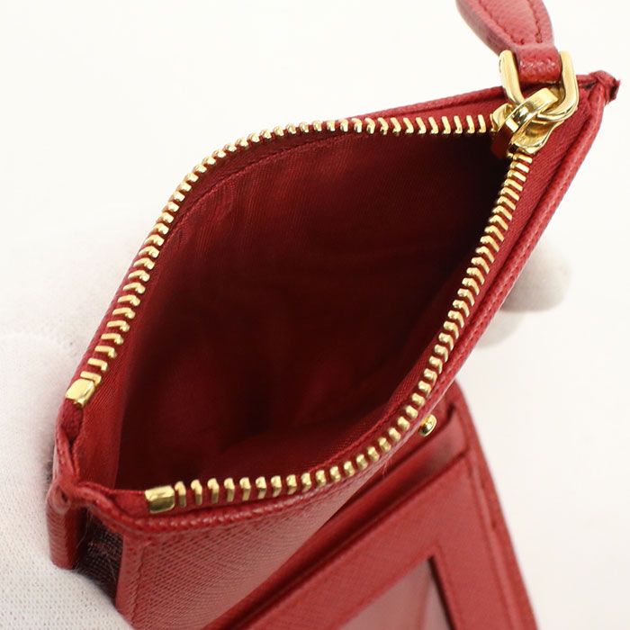 Prada Saffiano Leather Qwa Bifold Wallet — view 6