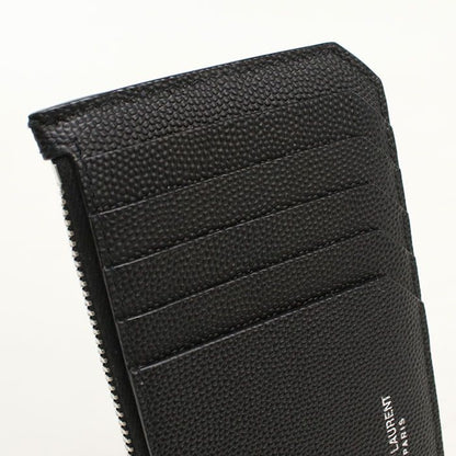 Saint Laurent Fragment Zip Pouch Coin Case Leather — view 5