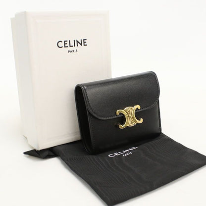Celine Small Flap Wallet Triomphe Trifold Calf