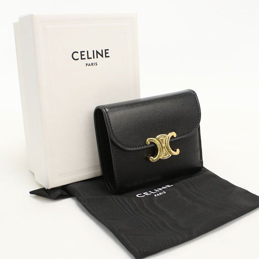 Celine Small Flap Wallet Triomphe Trifold Calf
