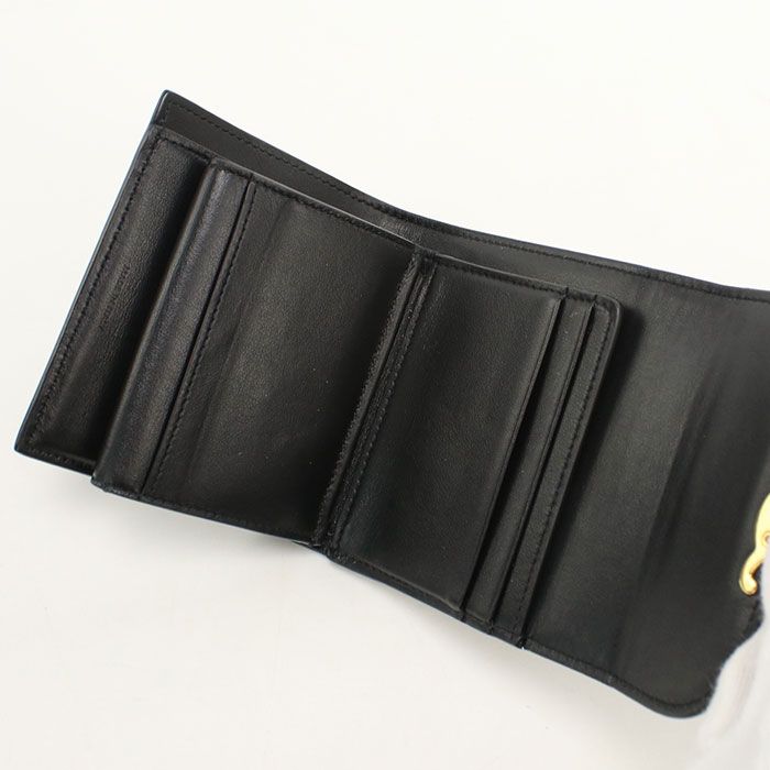 Celine Small Flap Wallet Triomphe Trifold Calf — view 4