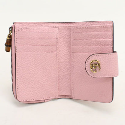 Gucci Bamboo Compact Wallet Double Bifold Leather — view 3