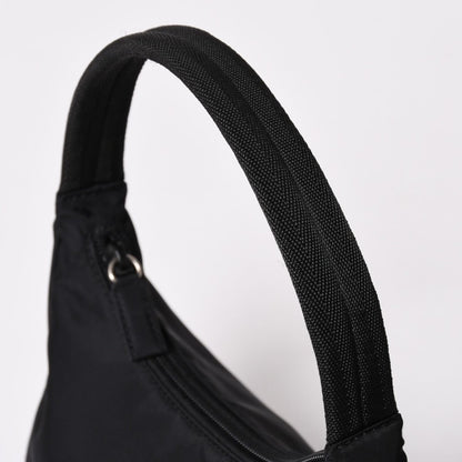Prada Hobo Handbag Nylon Black — view 5