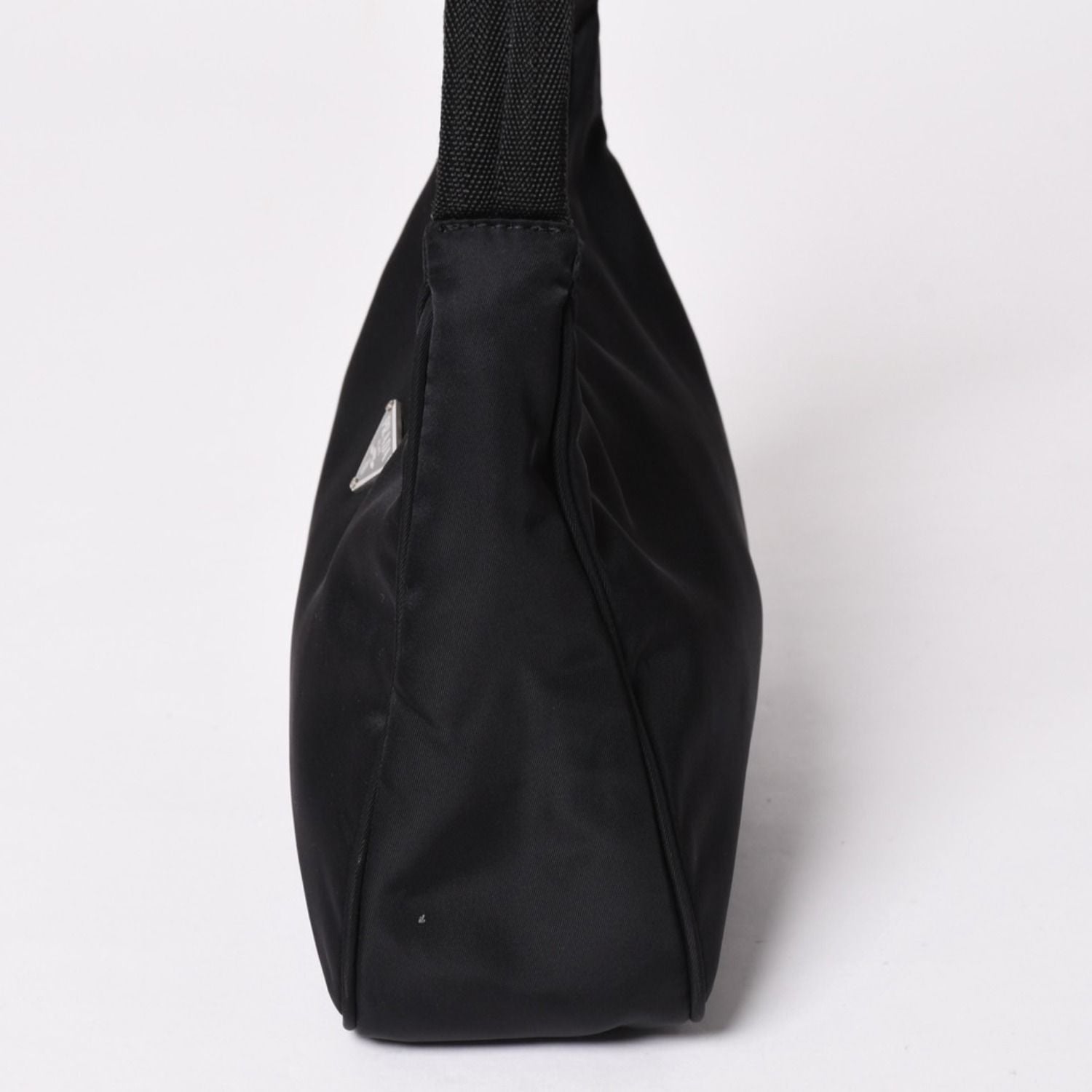 Prada Hobo Handbag Nylon Black — view 4
