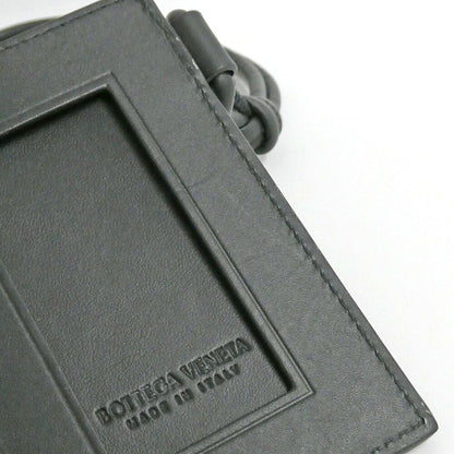 Bottega Veneta Intrecciato Badge Holder Calf Black Card — view 6