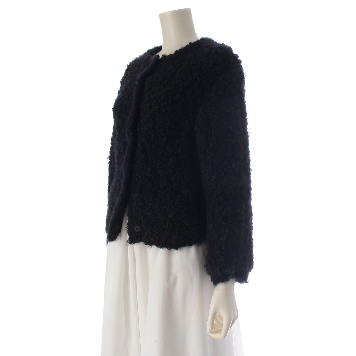 Gucci Mohair Cles Color Jacket Black XS — view 2