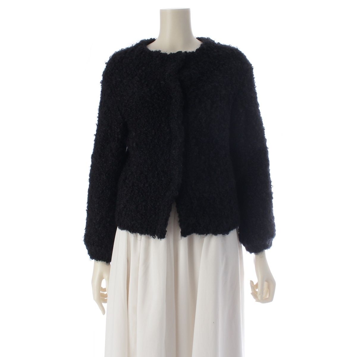 Gucci Mohair Cles Color Jacket Black XS
