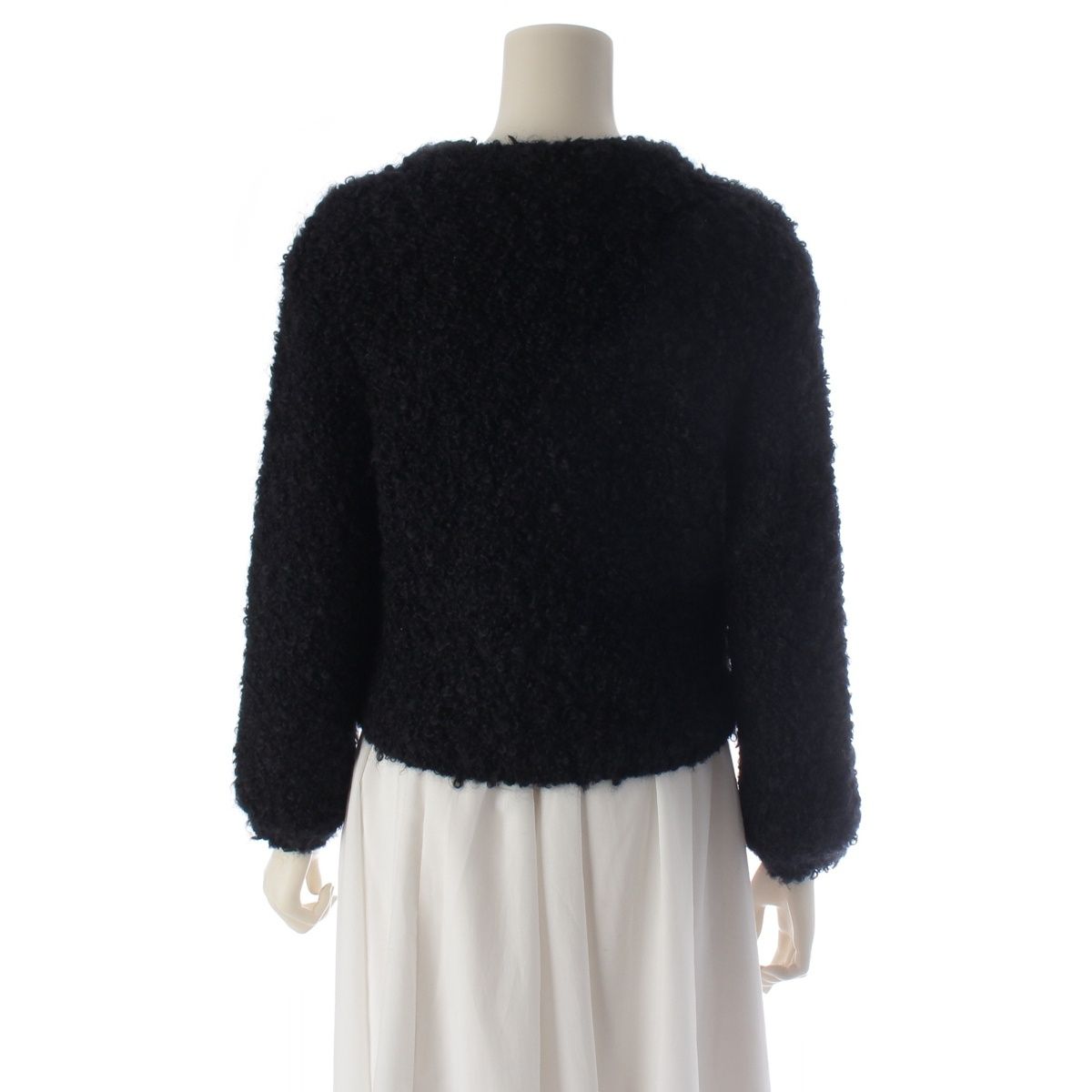 Gucci Mohair Cles Color Jacket Black XS — view 4