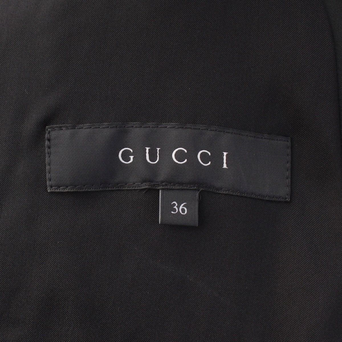 Gucci Wool Mohair Alpaca Tweed Color Jacket Brown 36 — view 9