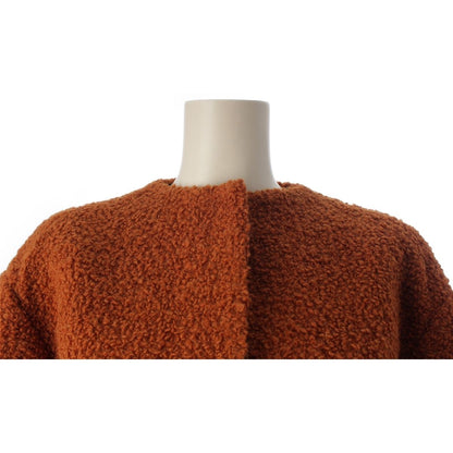 Gucci Wool Mohair Alpaca Tweed Color Jacket Brown 36 — view 5