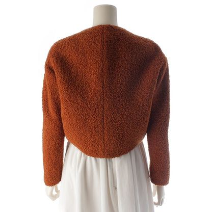 Gucci Wool Mohair Alpaca Tweed Color Jacket Brown 36 — view 4