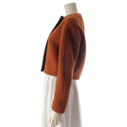 Gucci Wool Mohair Alpaca Tweed Color Jacket Brown 36 — view 3
