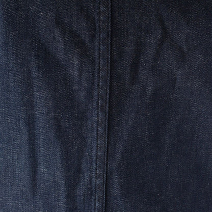 Louis Vuitton Stretch Denim Wave Line Contrast Short Sleeve Dress Indigo 34 — view 8