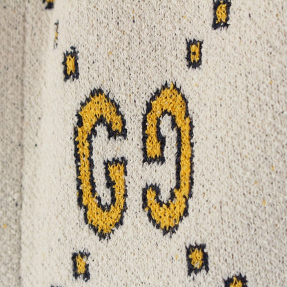 Gucci Cotton Nylon GG Pattern Shorts White Yellow — view 6