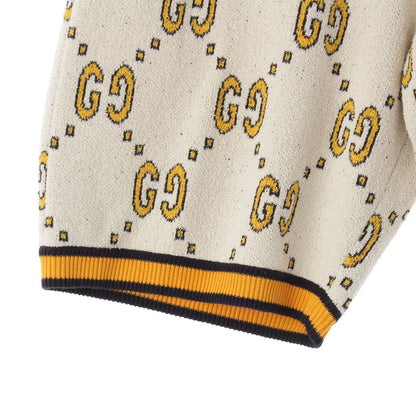 Gucci Cotton Nylon GG Pattern Shorts White Yellow — view 5