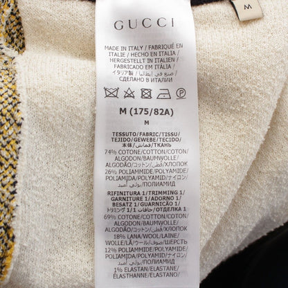 Gucci Cotton Nylon GG Pattern Shorts White Yellow — view 8