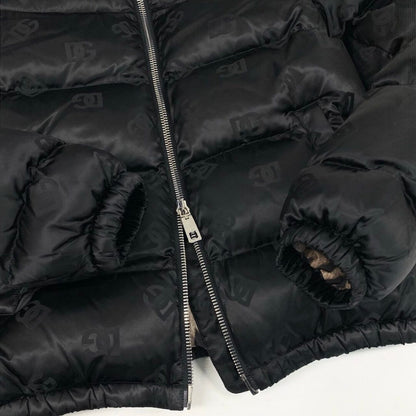 Dolce & Gabbana Regular Price DG Logo Patted Satin Jacquard Down Jacket — view 5
