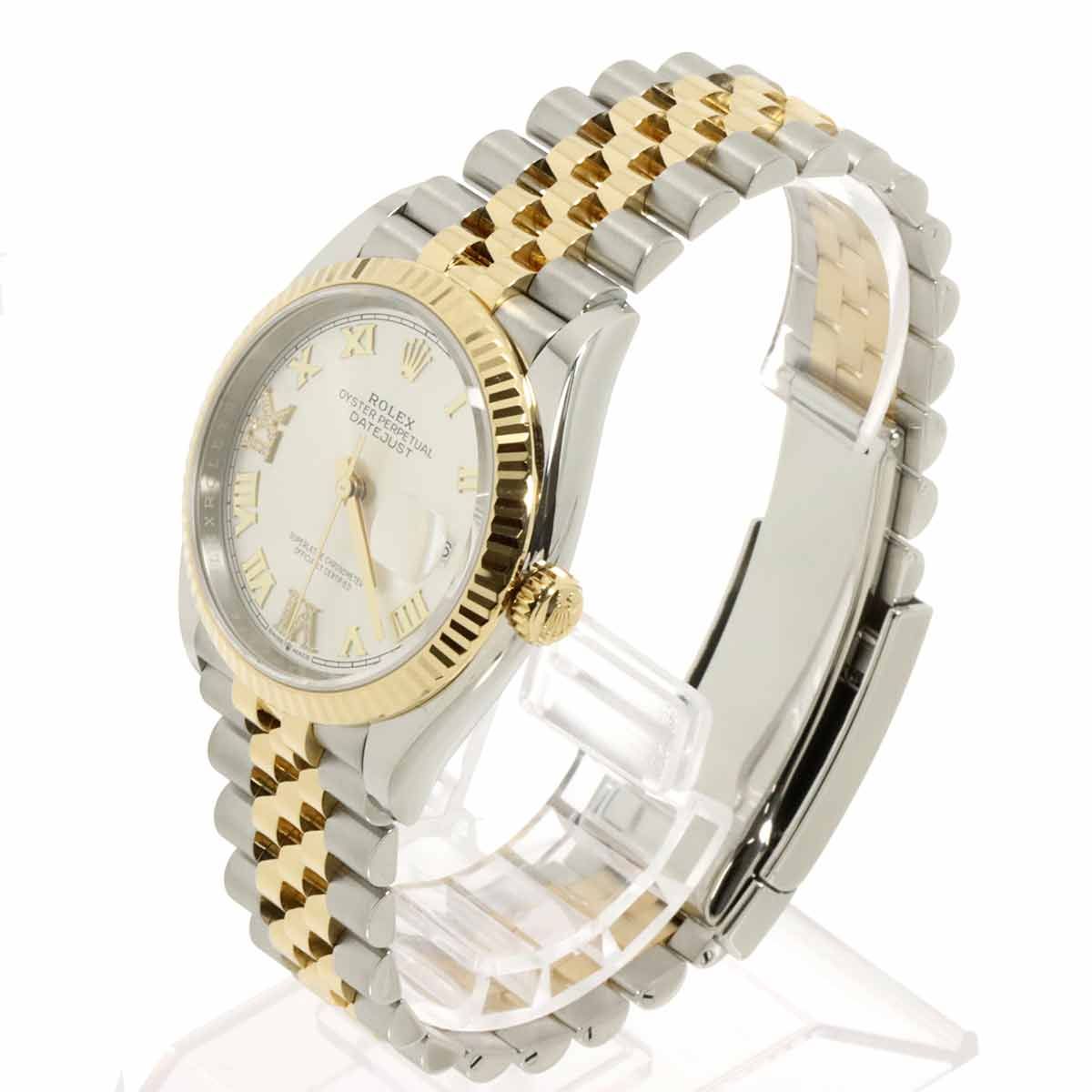 Rolex Datejust Roulette Watch Diamond 18k Yellow Gold Automatic Winding — view 2