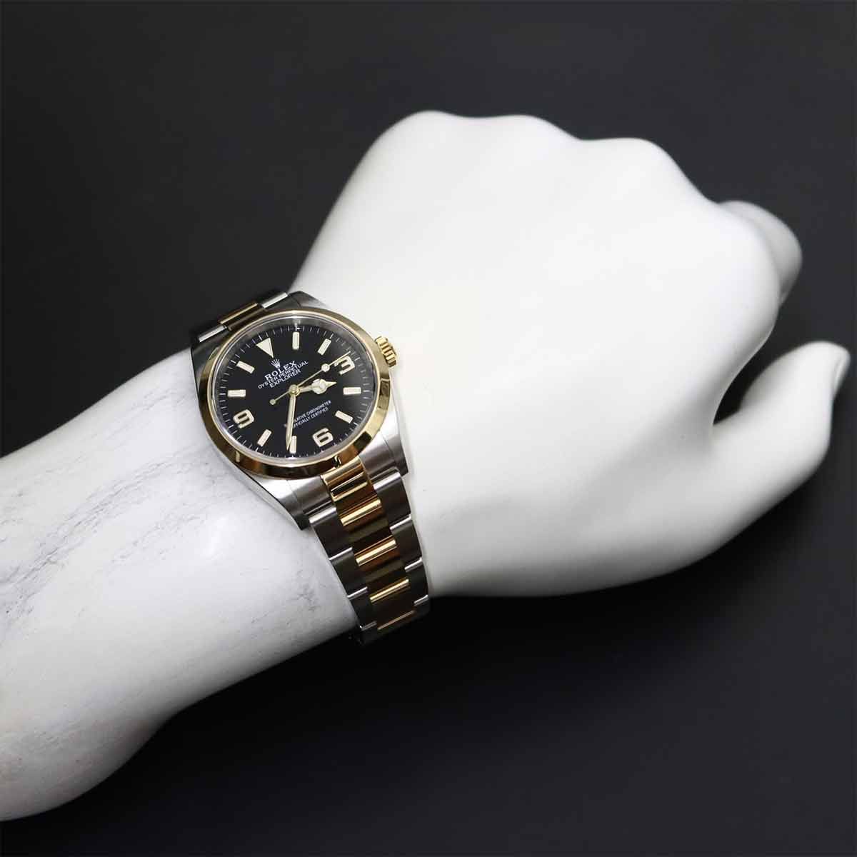 Rolex Roulette Watch 18k Yellow Gold Automatic Winding Explorer — view 4