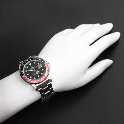 Rolex GMT Master a Number Red Black Bezel Watch Date Automatic Winding — view 4