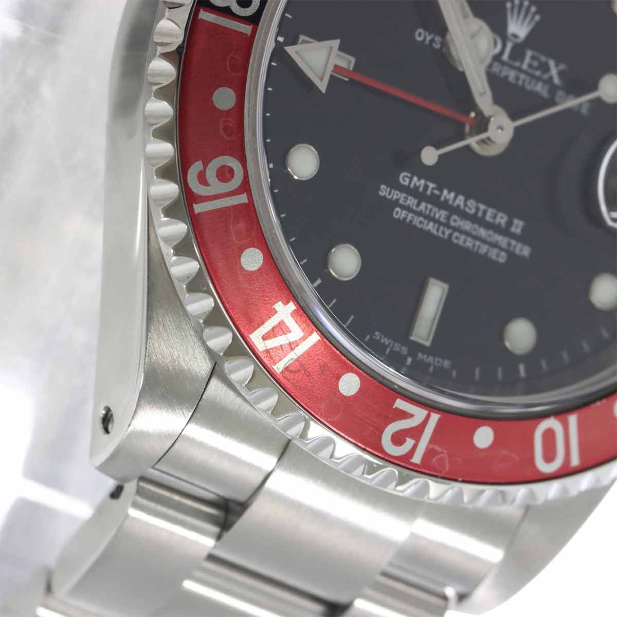 Rolex GMT Master a Number Red Black Bezel Watch Date Automatic Winding — view 8