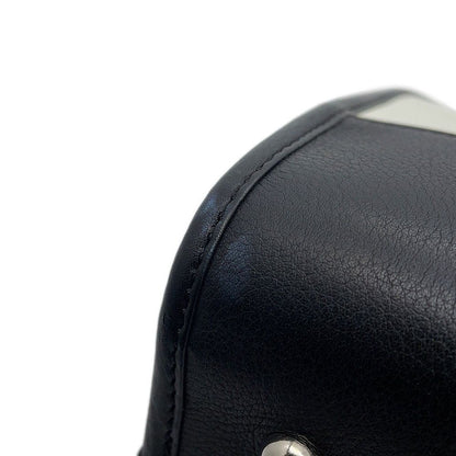 Loewe Handbag Amazona 28 Limited Edition Bicolor Leather White Black — view 6