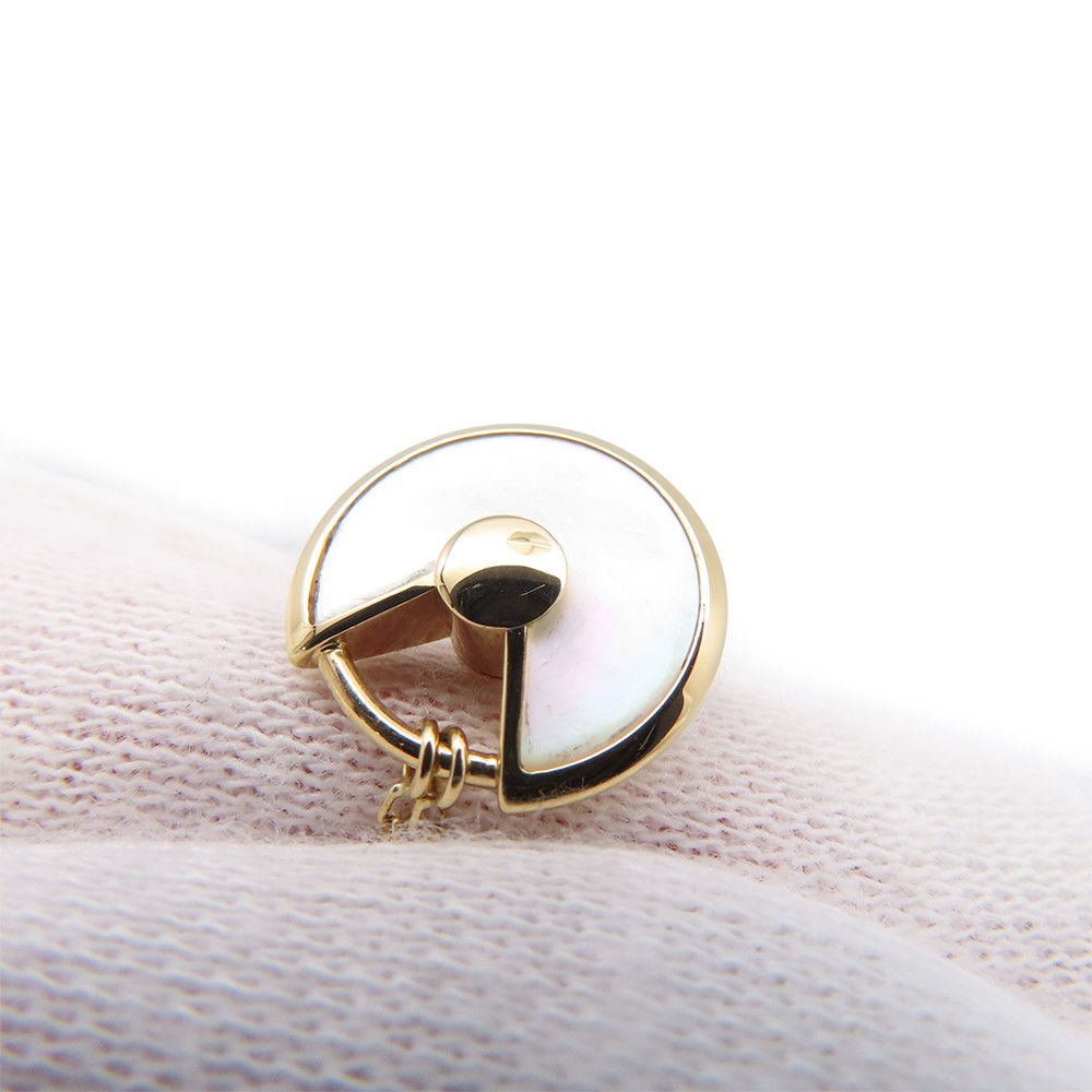 Cartier Necklace Amulet de XS Mother of Pearl Diamond 18k Yellow Gold Pendant — view 7