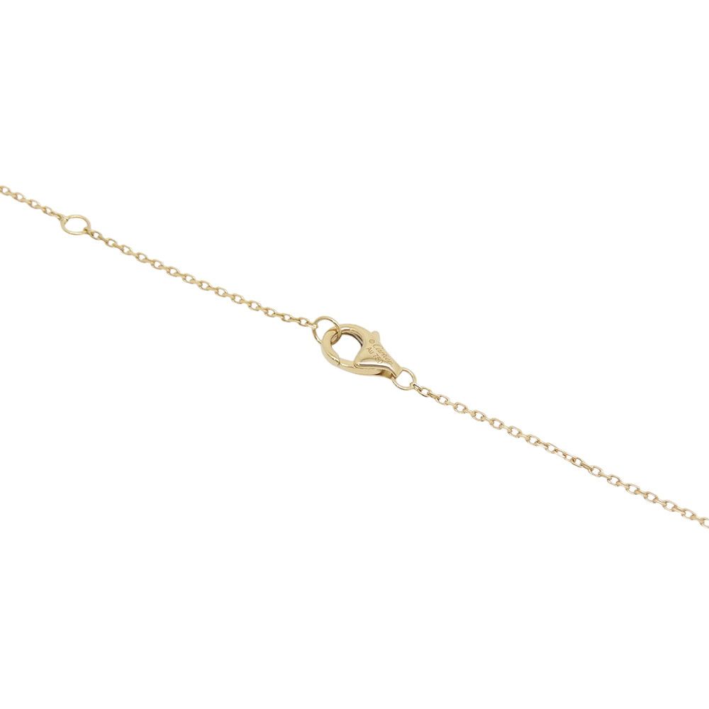Cartier Necklace Amulet de XS Mother of Pearl Diamond 18k Yellow Gold Pendant — view 5