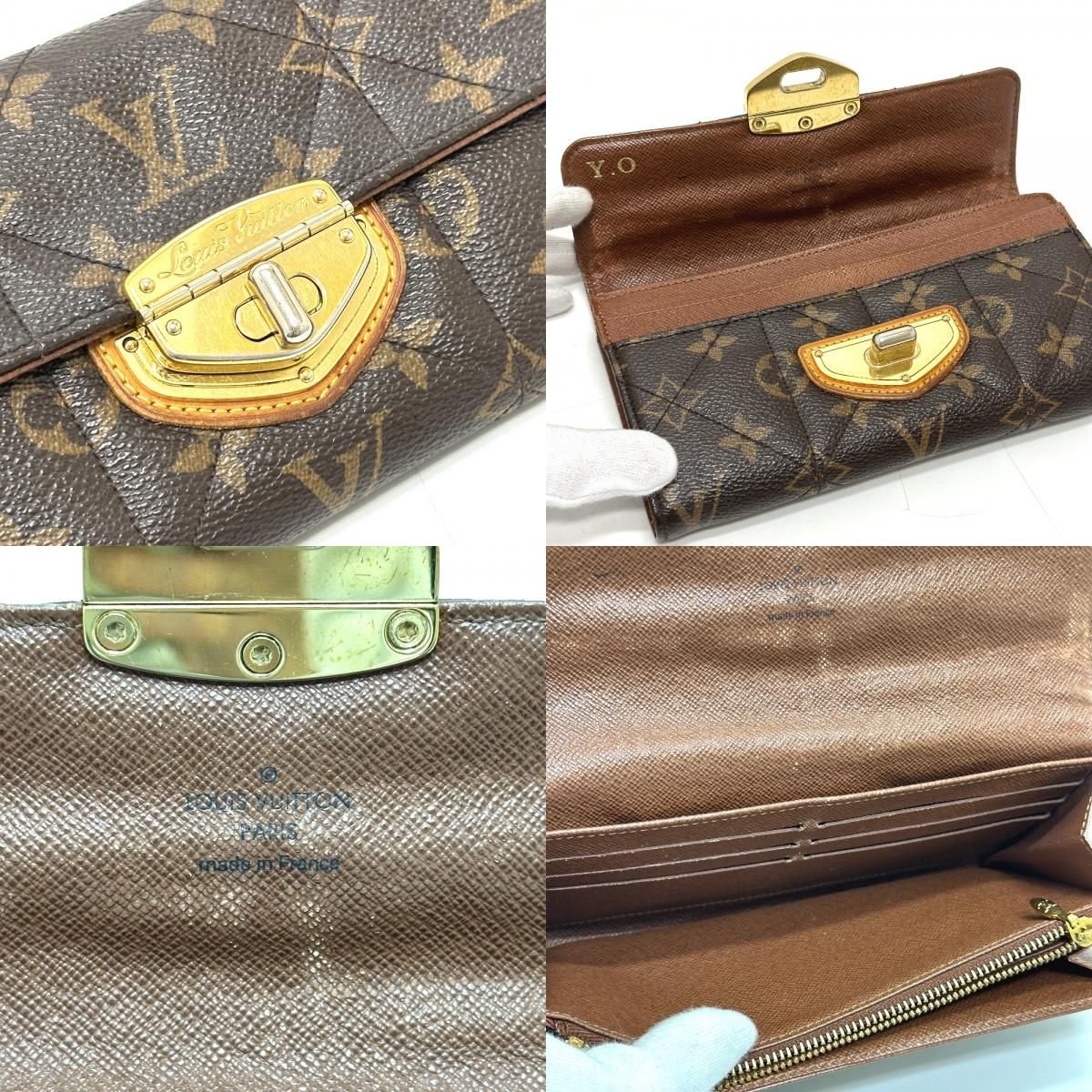 Louis Vuitton Wallet Etoile Portefeuille Sarah Monogram Canvas Brown — view 7