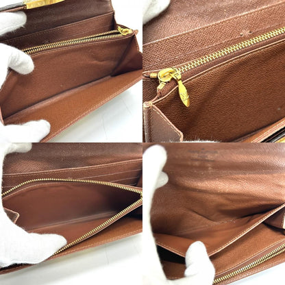 Louis Vuitton Wallet Etoile Portefeuille Sarah Monogram Canvas Brown — view 8
