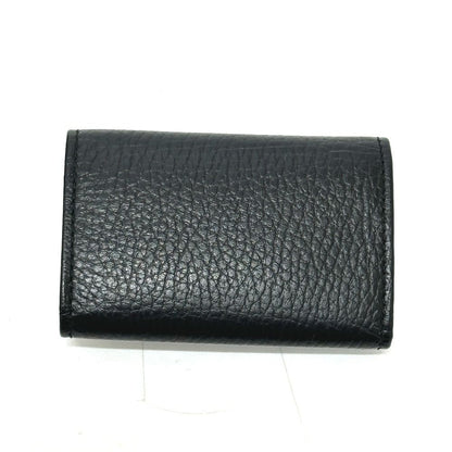 Gucci Key Case GG Marmont Leather Black Key Holder — view 2