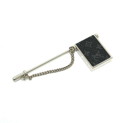 Louis Vuitton Brooch Lapel Pin Monogram Eclipse Canvas Black