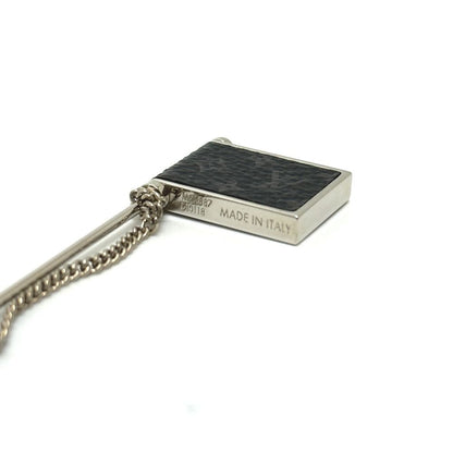 Louis Vuitton Brooch Lapel Pin Monogram Eclipse Canvas Black — view 3