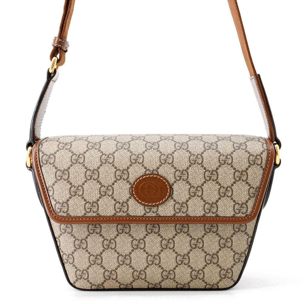 Gucci Shoulder Bag GG Supreme Leather