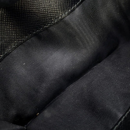 Prada Bifold Wallet Logo Saffiano Black — view 9