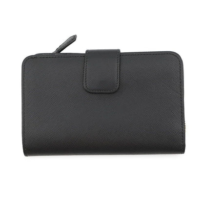 Prada Bifold Wallet Logo Saffiano Black — view 3