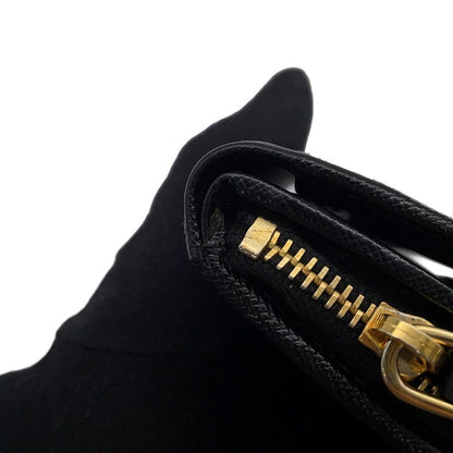 Prada Bifold Wallet Logo Saffiano Black — view 8