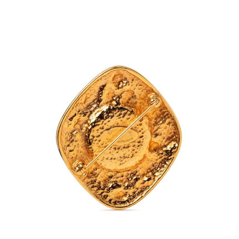 Chanel Brooch Gold Faux Pearl Plated — view 2