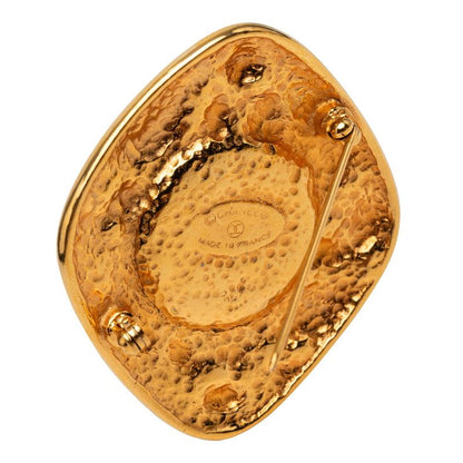 Chanel Brooch Gold Faux Pearl Plated — view 3