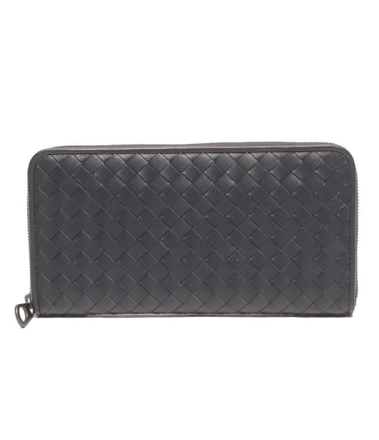 Bottega Veneta Zip Around Wallet Intrecciato