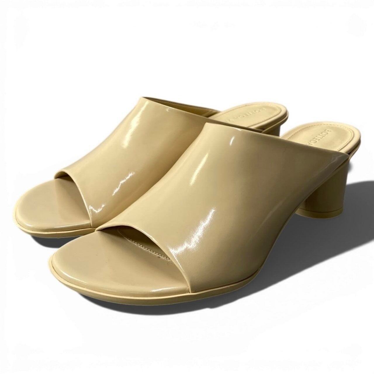 Bottega Veneta Open Patent Leather Sandals