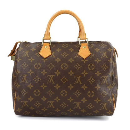Louis Vuitton Monogram Speedy 30 Hand Bag Brown Gold — view 2