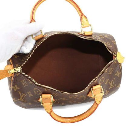 Louis Vuitton Monogram Speedy 30 Hand Bag Brown Gold — view 6