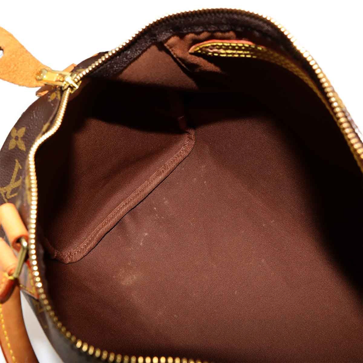 Louis Vuitton Monogram Speedy 30 Hand Bag Brown Gold — view 8