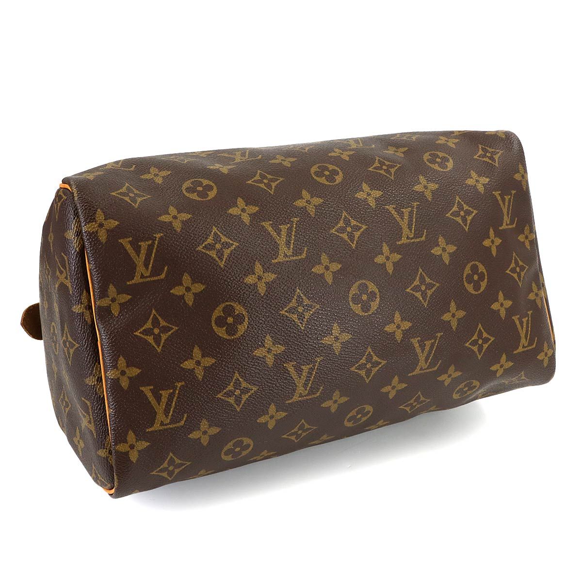 Louis Vuitton Monogram Speedy 30 Hand Bag Brown Gold — view 4