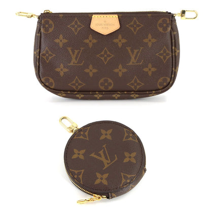 Louis Vuitton Monogram Multy Pochette Shoulder Bag Rose Cles — view 8